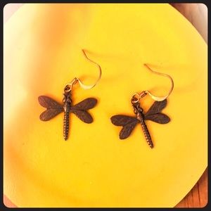 Cute dragonfly earrings